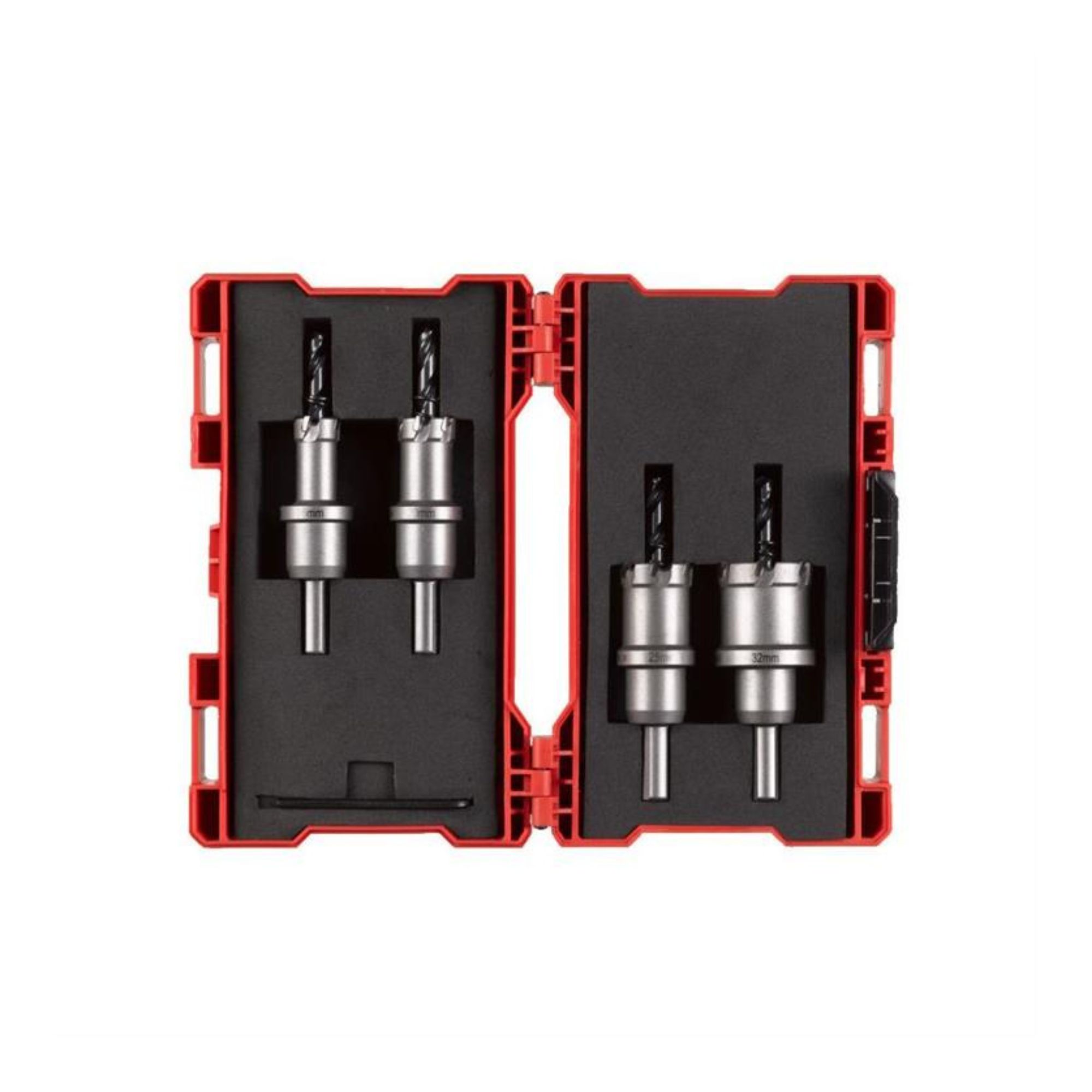 Kit de 4 coroas TCT p/metais duros inox Milwaukee