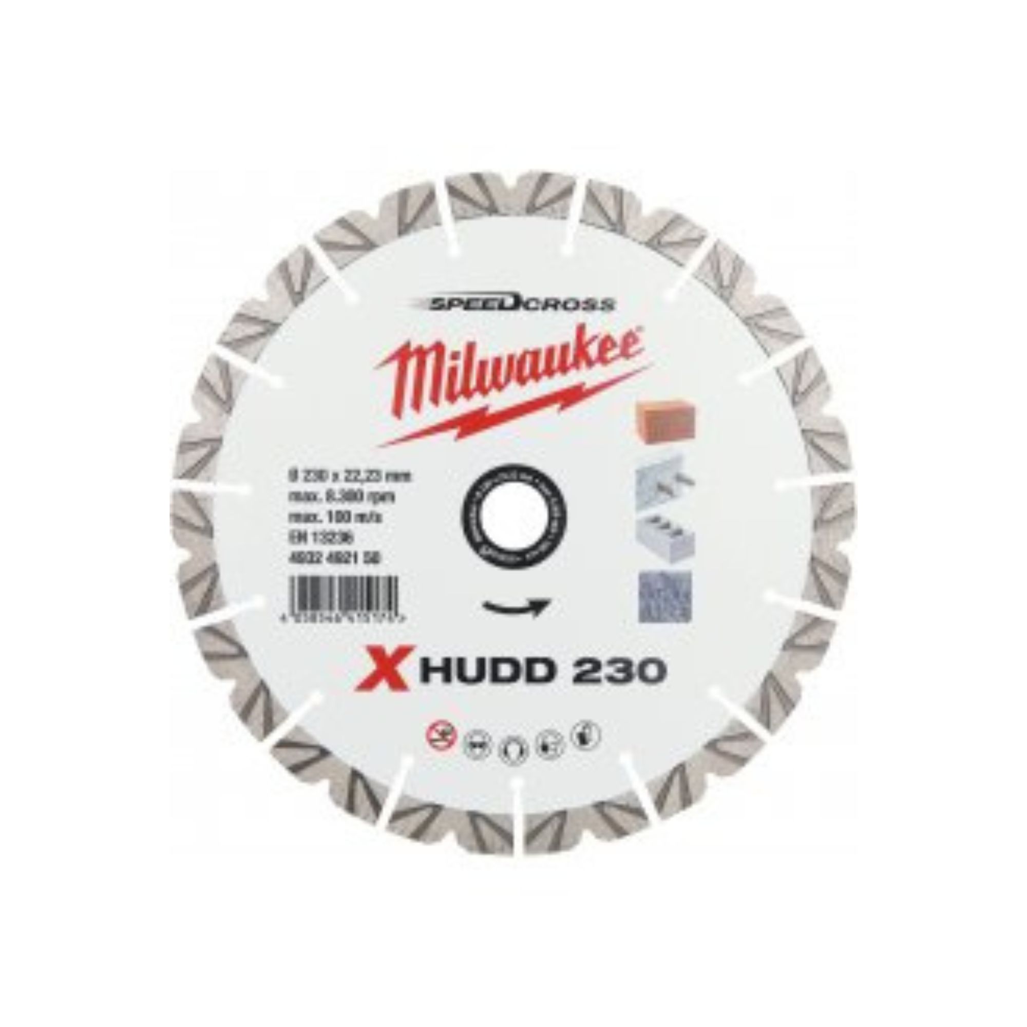 Disco diamante Speedcros s xhuud 230mm Milwaukee