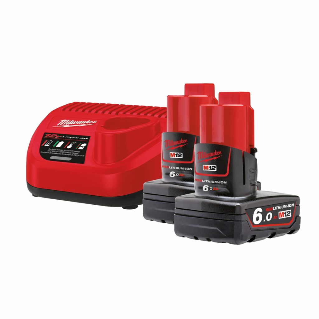 KIT NRG M12 REDLITHIUM 6.0AH MILWAUKEE