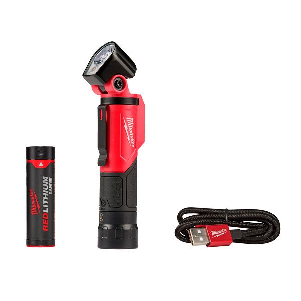 LANTERNA DE CABEÇAL PIVOT. 500 LUMENS L4 PWL-201 MILWAUKEE