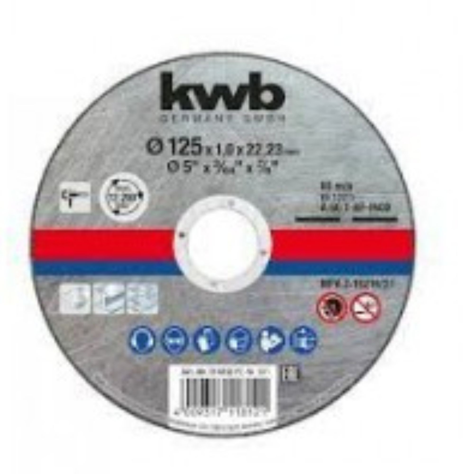 Disco corte inox 125x1 eco kwb
