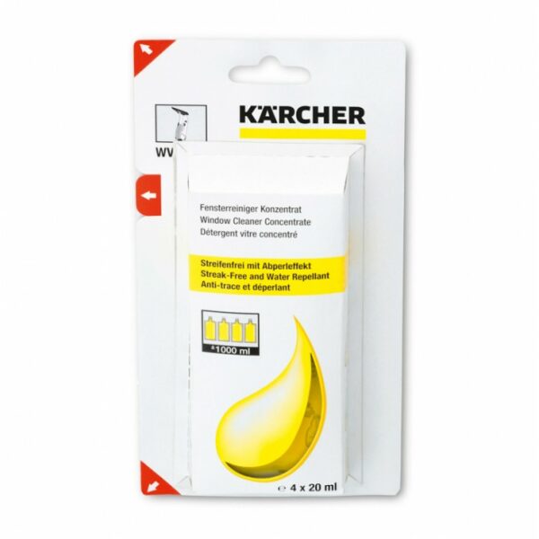 DETERG. LIMPA VIDROS 4X20ml KARCHER