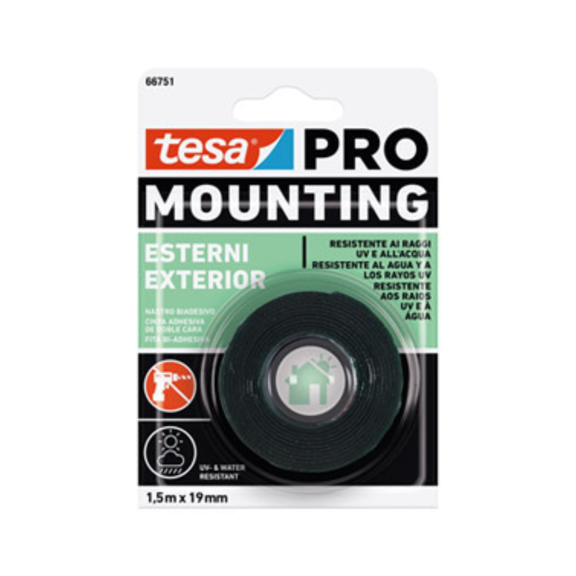 TESA MOUTING P/EXT. 1.5m X 19mm