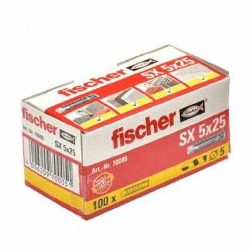 100 BUCHA SX 5X25 FISCHER