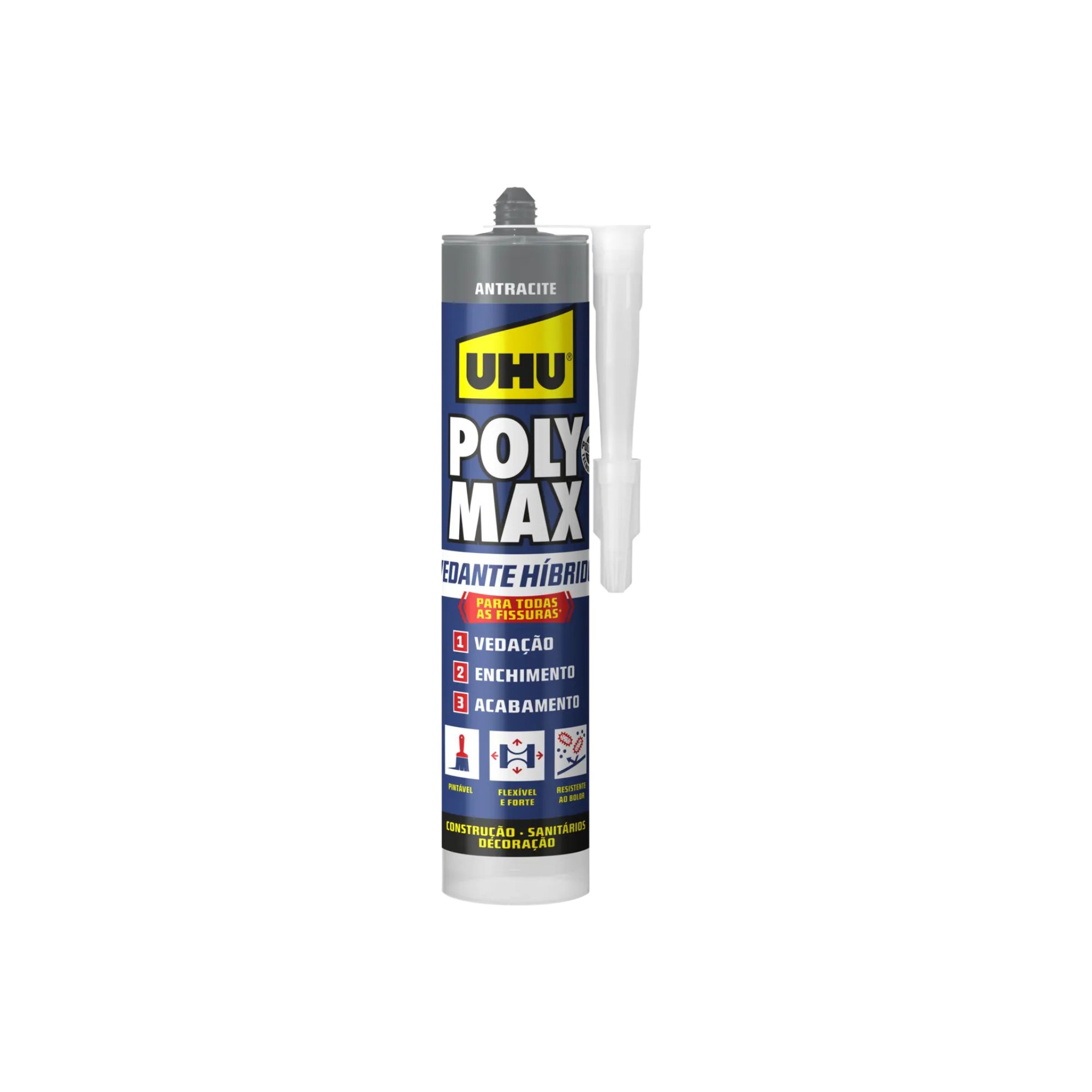 Poly Max vedante hibrido antracite 280ml UHU