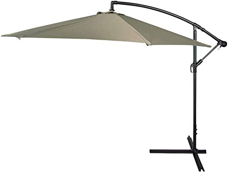 PARASOL EXCENTRICO 270cm CREME CORPO ALUM.