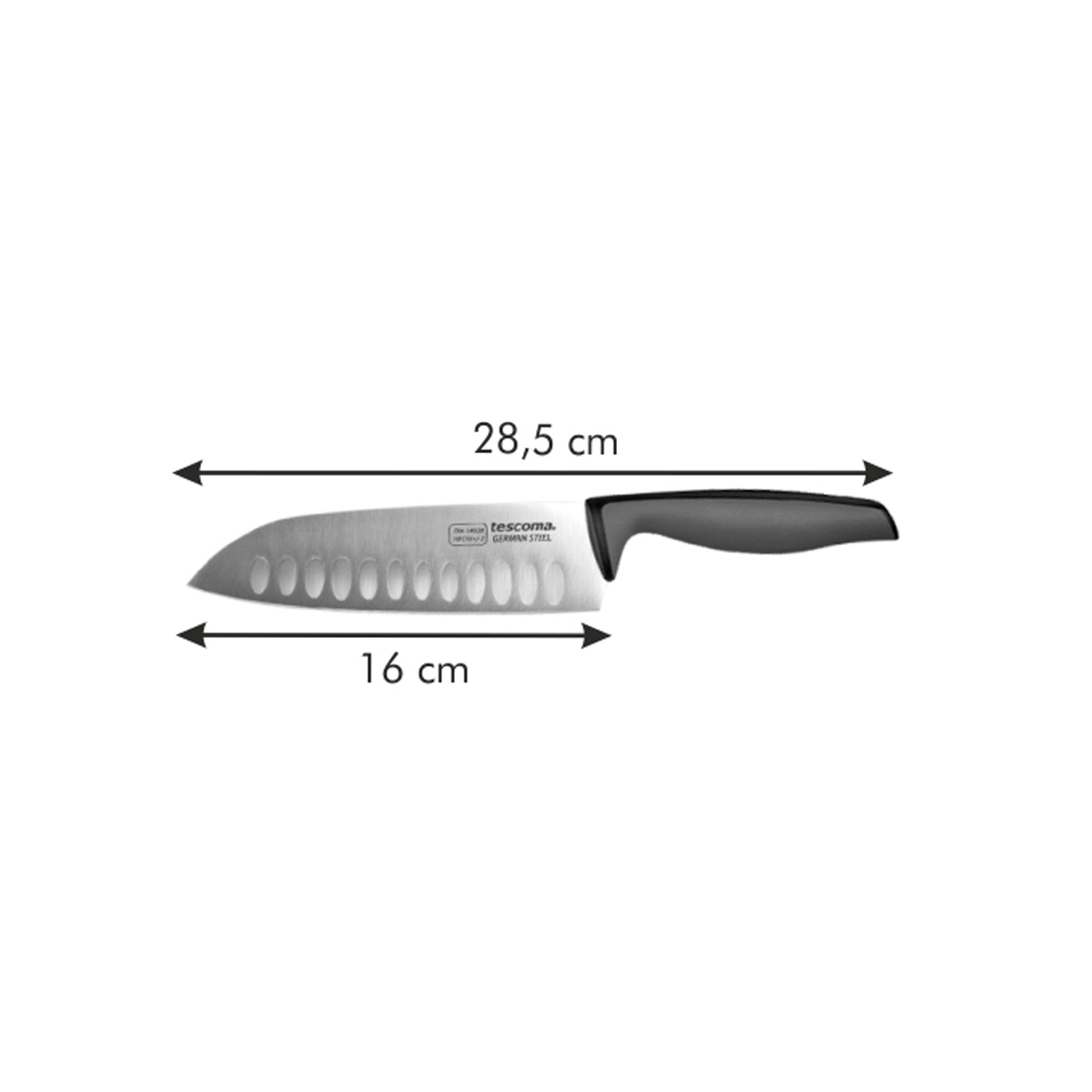 PRECIOSO- FACA SANTOKU 16CM TESCOMA