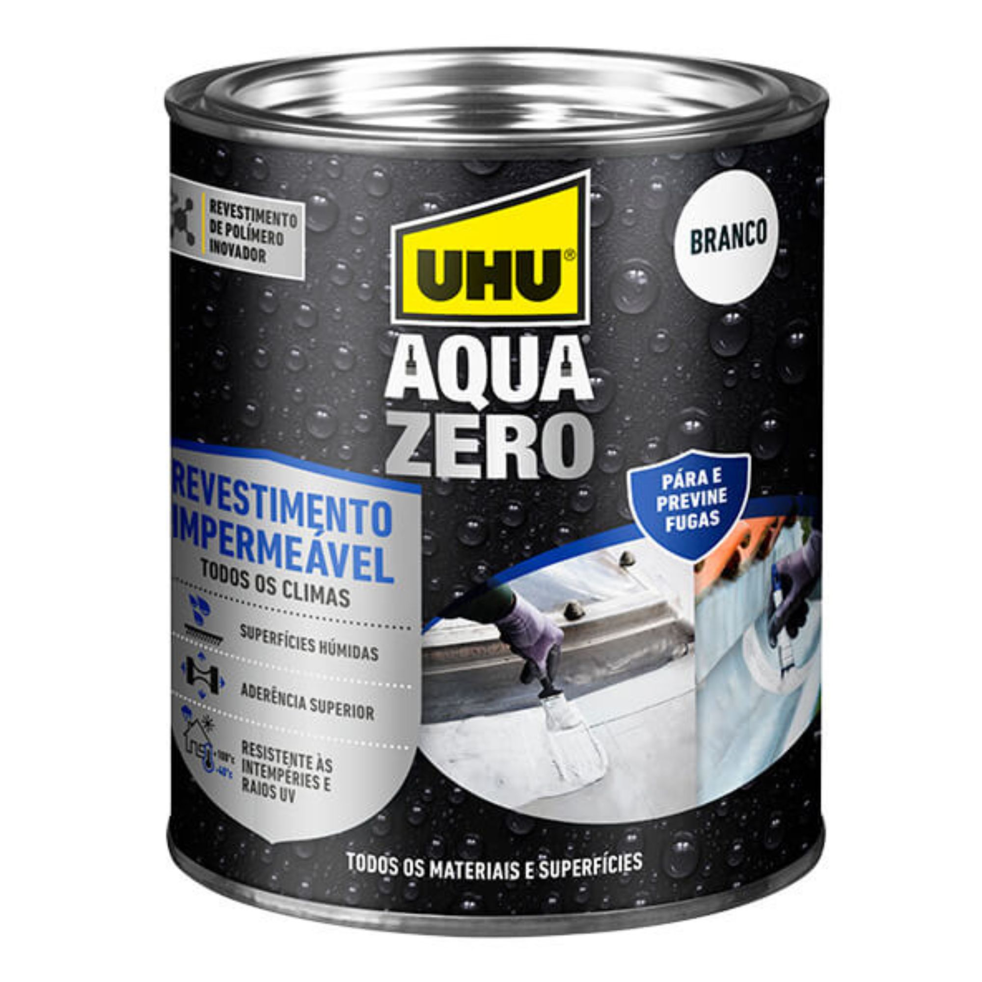 1kg Revestimento impermeavel branco UHU AQUA ZERO