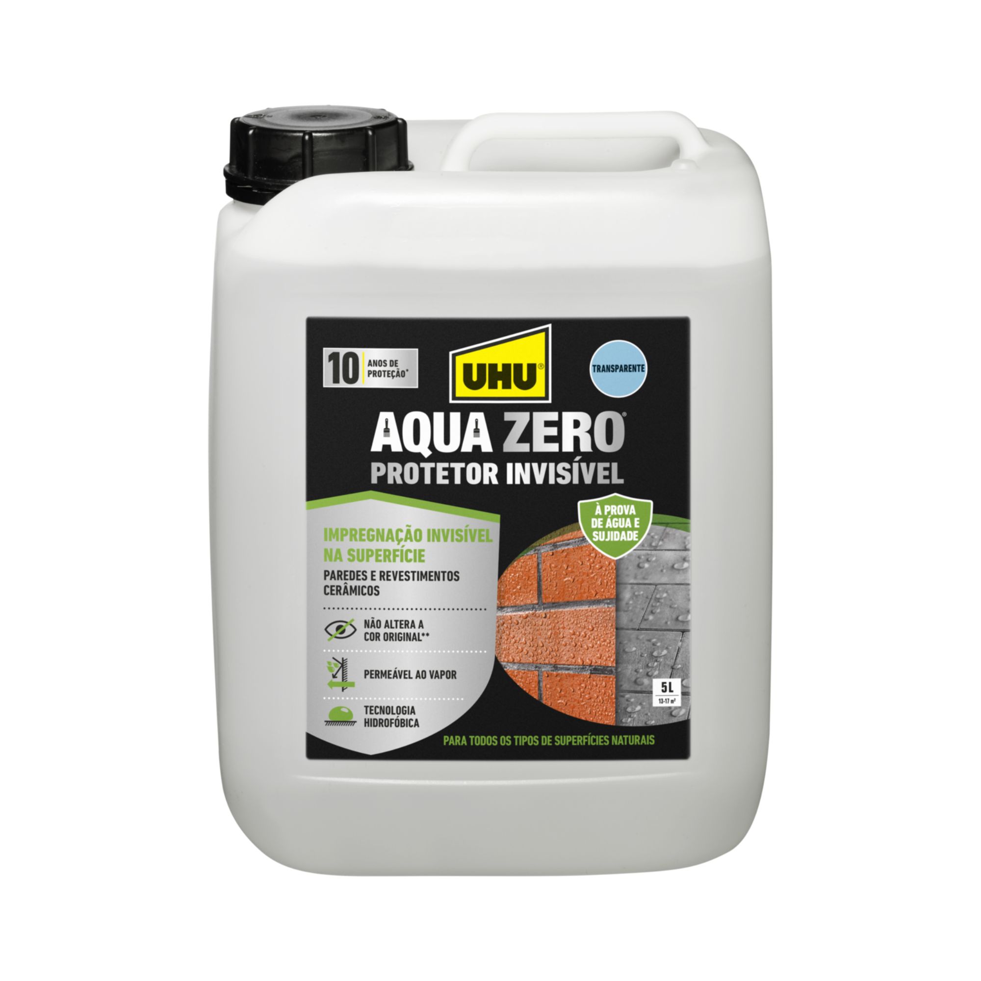 1kg Revestimento impermeavel cinzento UHU AQUA ZERO