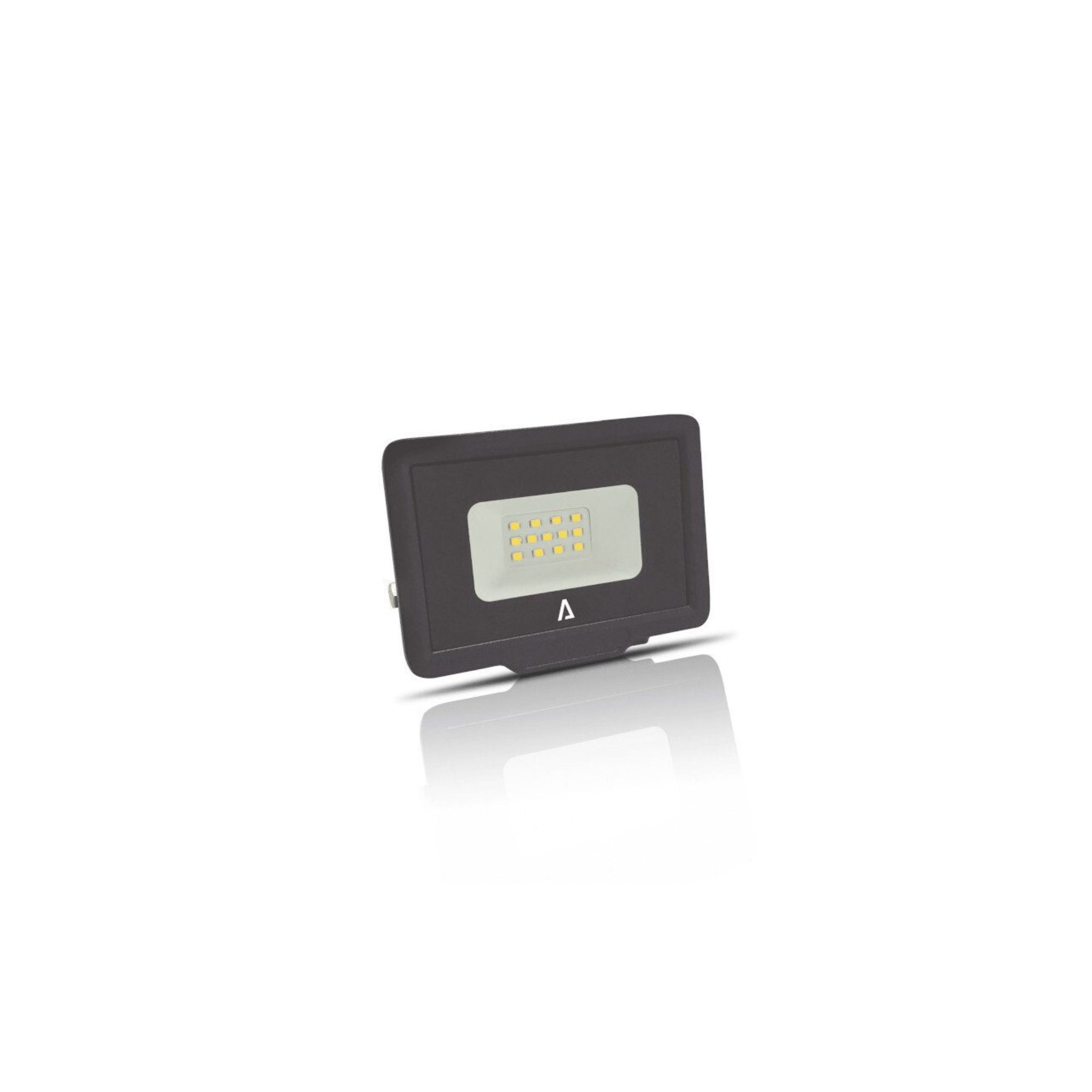 Projector slim SMD 10W IP65 5000K preto Aslo