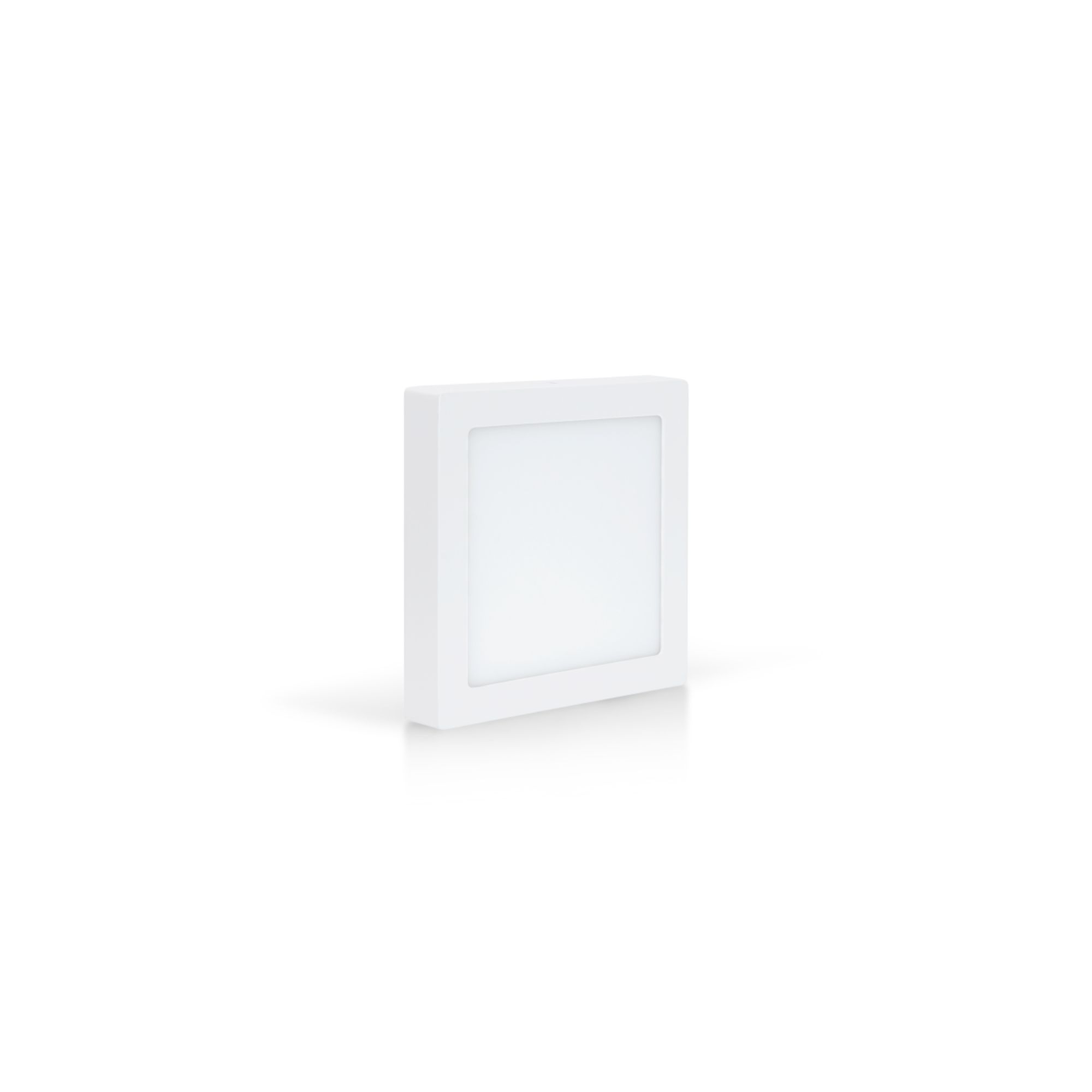 Painel led saliente quadrado 120mm 6W 4000K branco Aslo