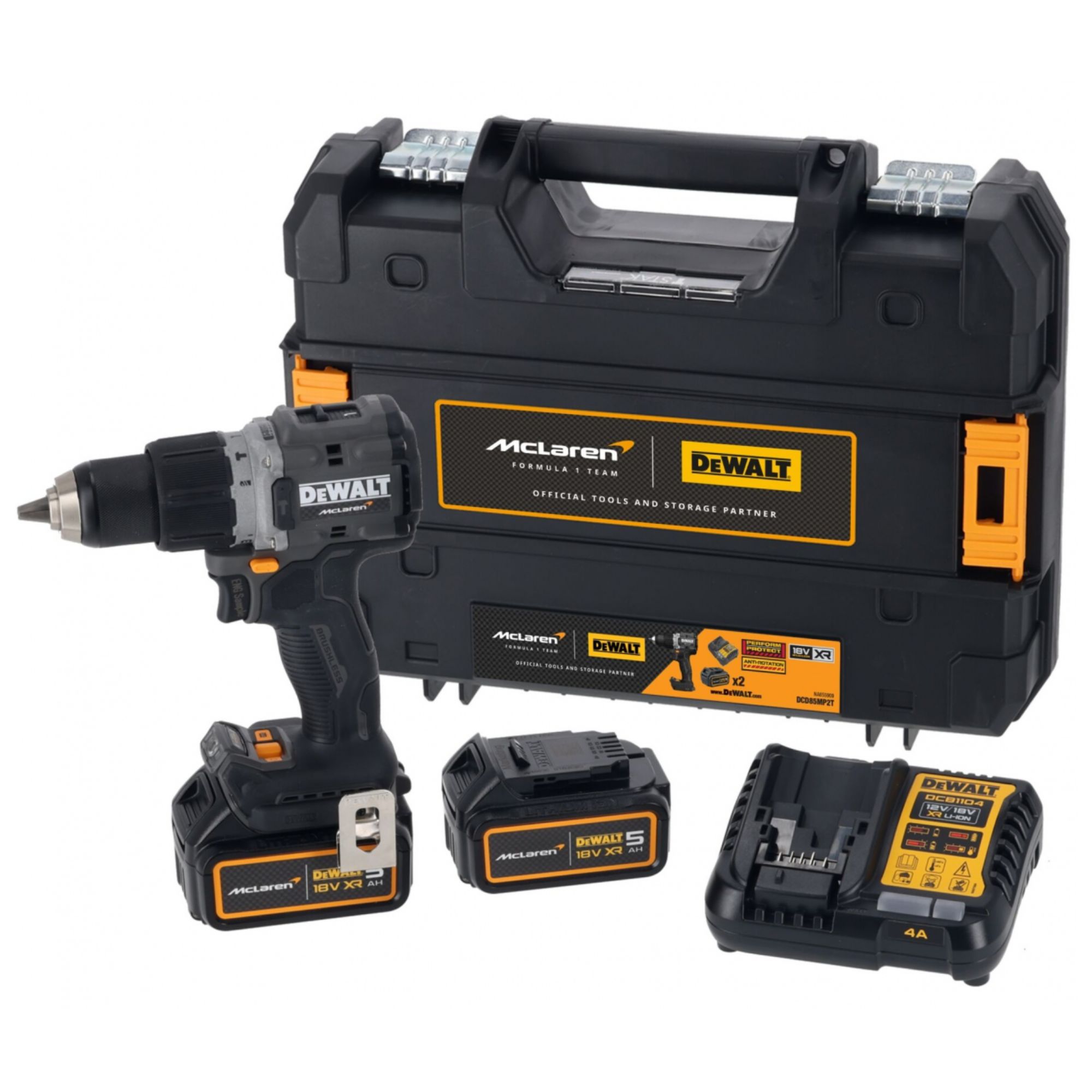 Berbequim percussão 18V c/2 bat. 5Ah DCD85MP2T-QW Mclaren