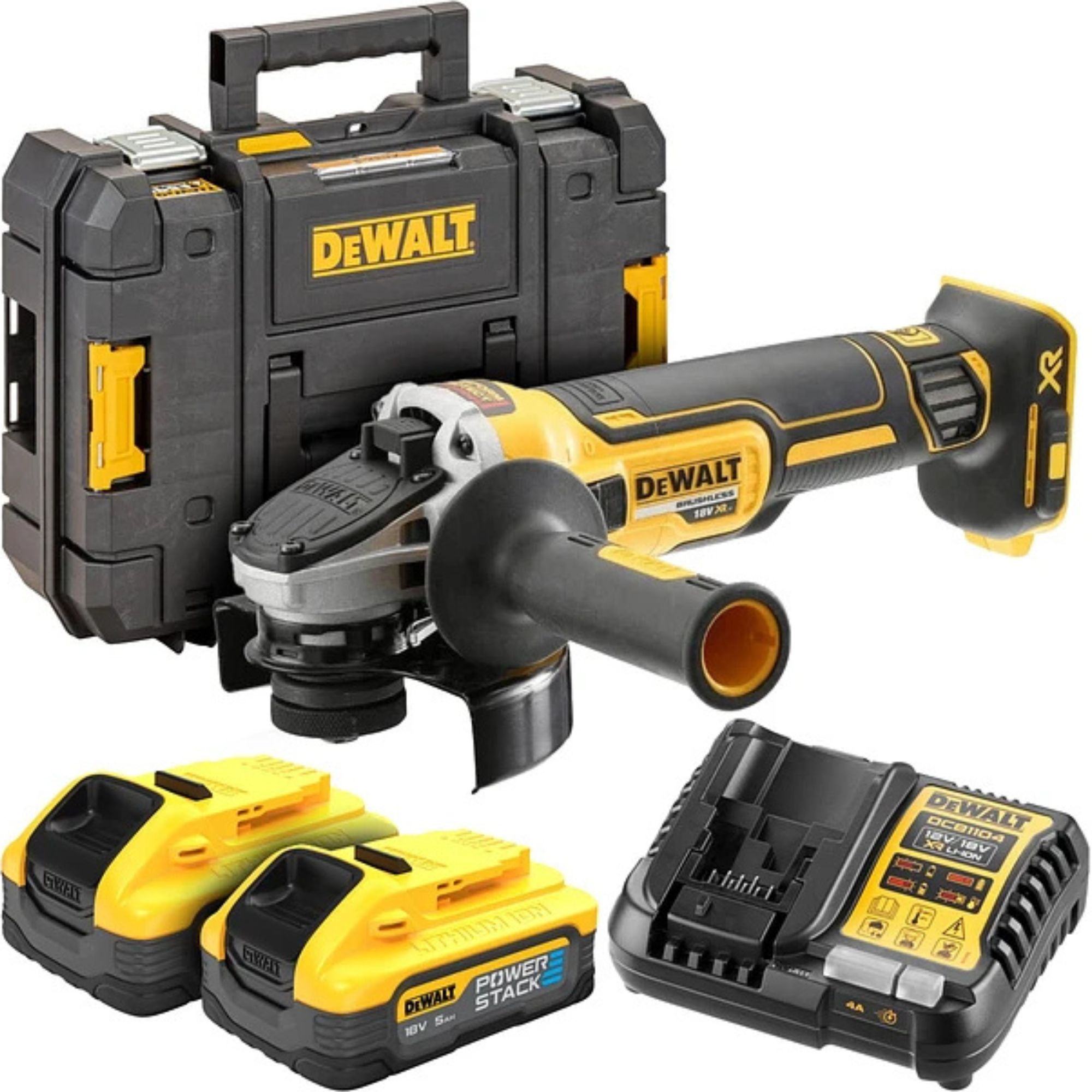 Rebarb. s/escov. XR18V 5Ah Powerstack DCG405H2T-QW Dewalt