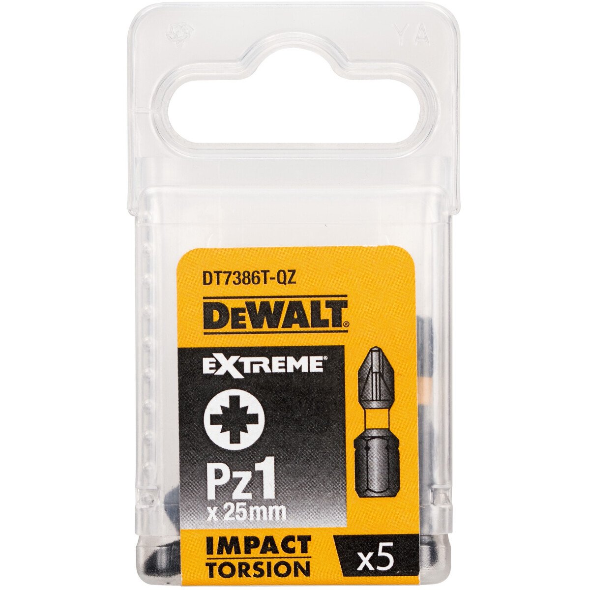 PONTA TORÇÃO DE IMPACT. PZ1X5 2 DEWALT