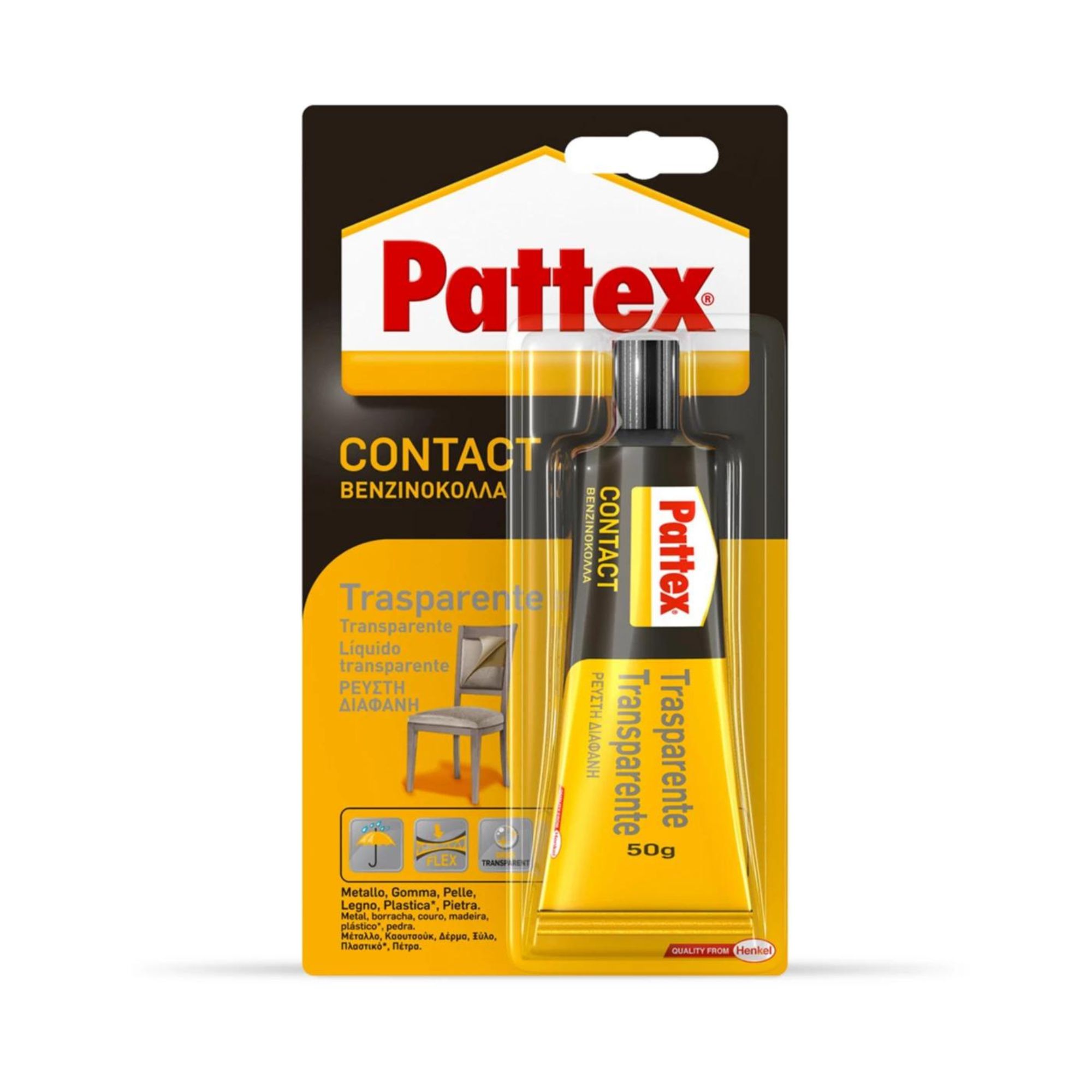 PATTEX COLA TRANSP. BLISTER 50g