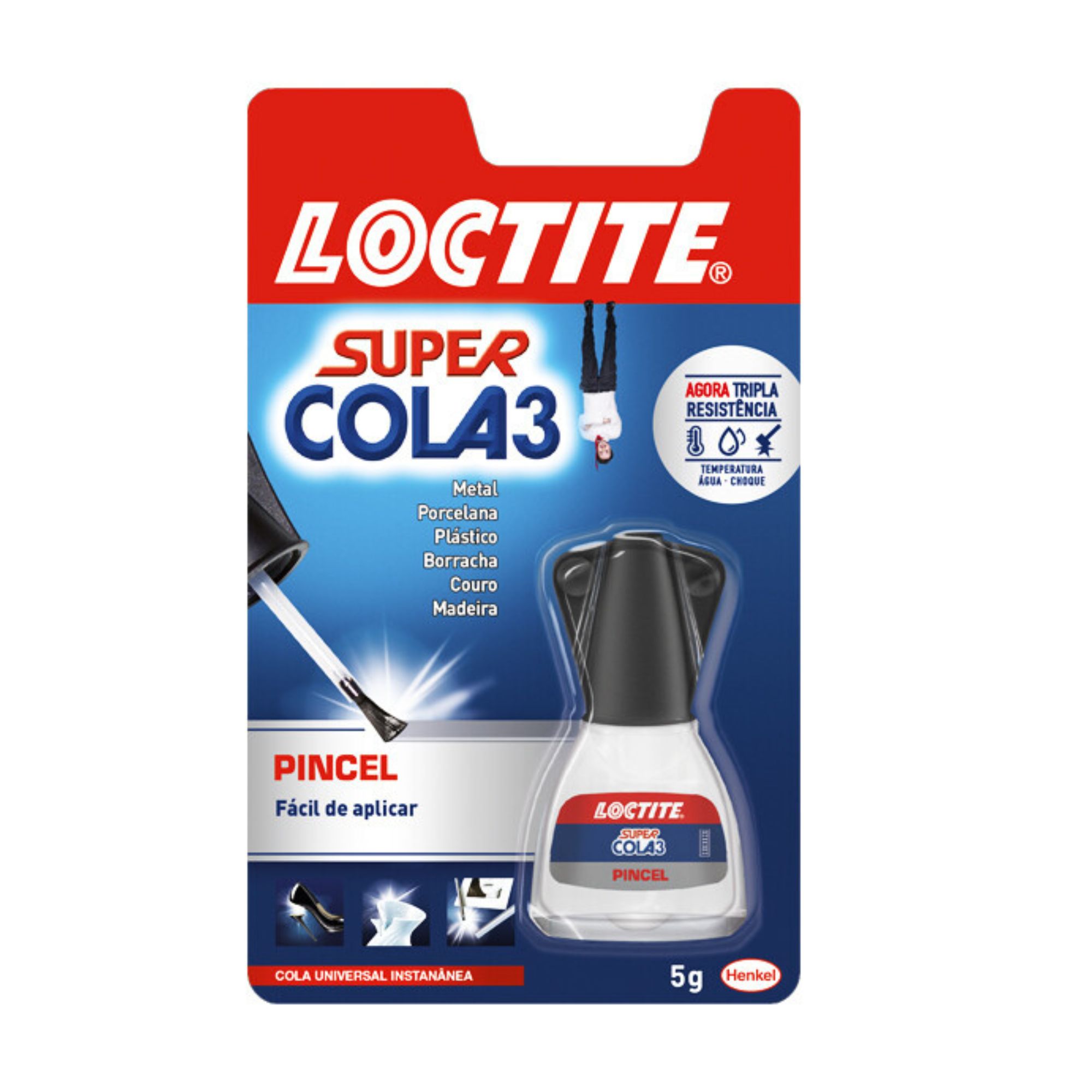 LOCTITE SUPER COLA 3 - 5g C/ PINCEL BLLISTER