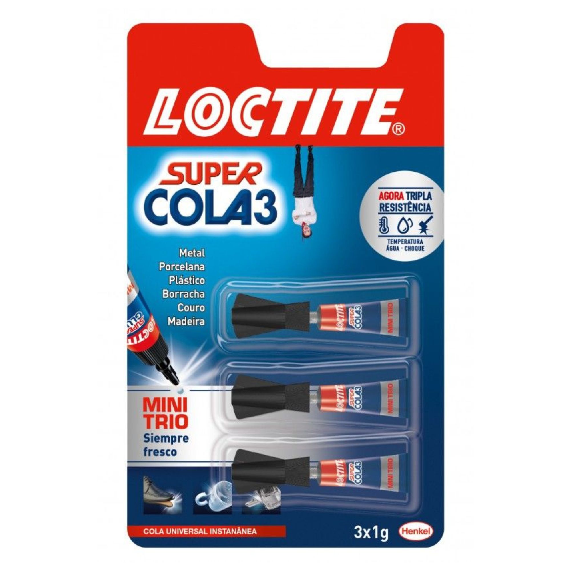 LOCTITE SUPER COLA 3 - 3x1g MINI TRIO BLISTER