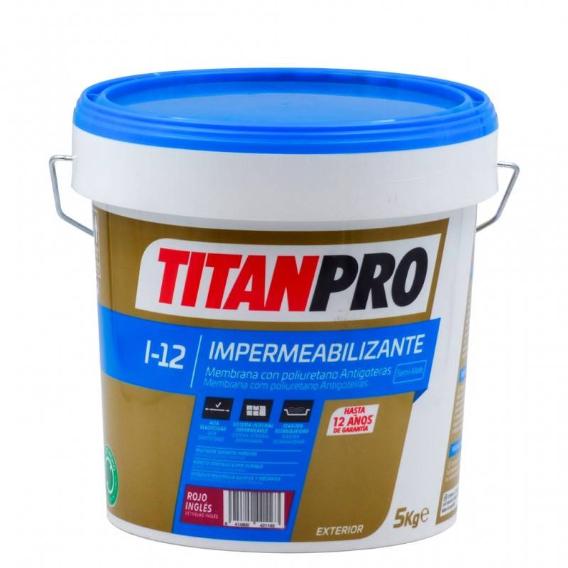 5KG MEMBRANA COM POLIURETANO VERMELHO INGLES TITAN