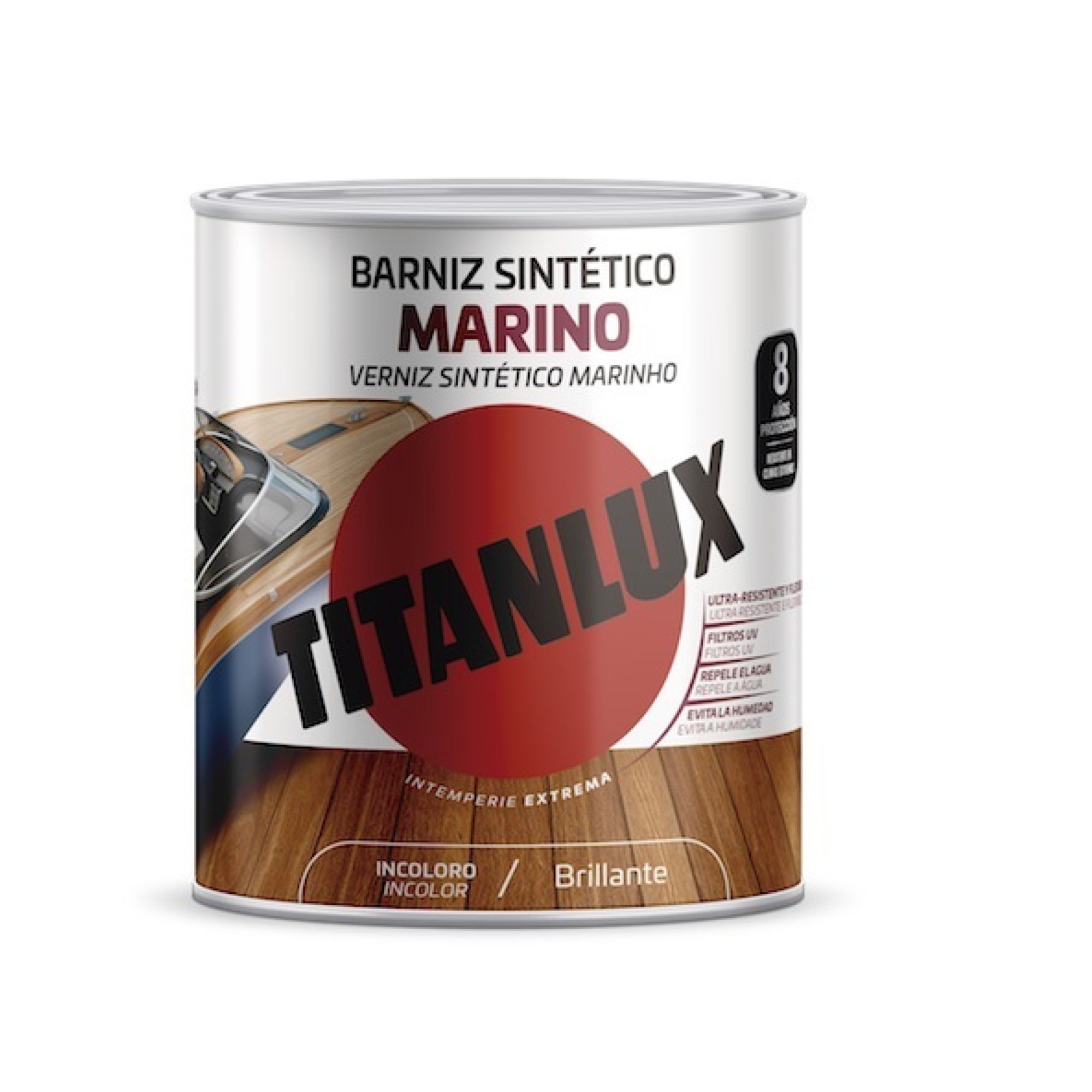 750ml Verniz sintetico Marinho Titan