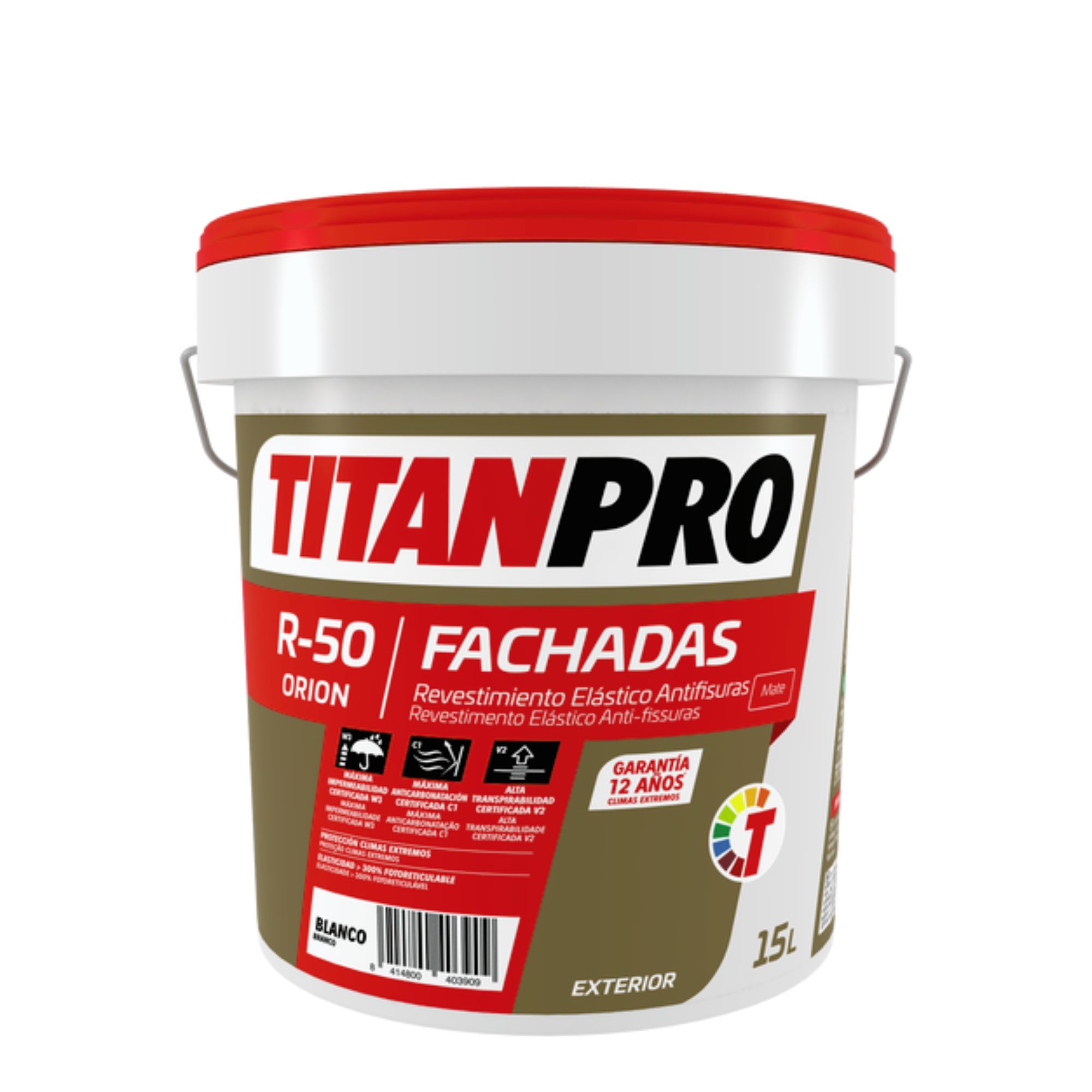 15L REVESTIMENTO ELASTICO ANTI-FISSURAS BRANCO MATE R-50