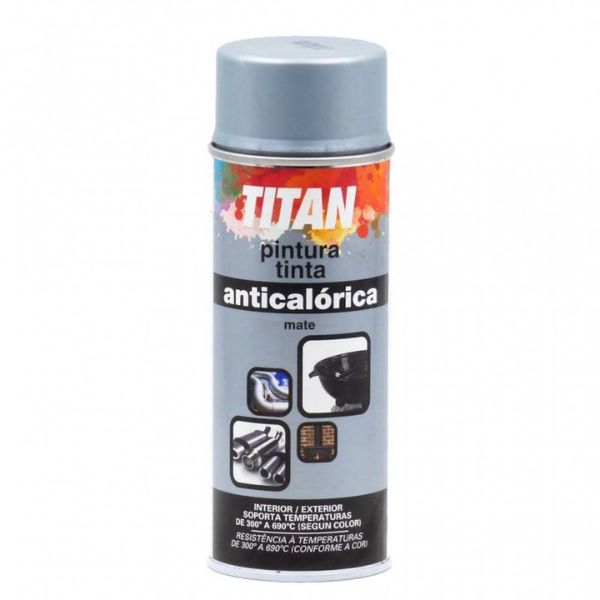 200ml SPRAY TINTA ANTICALORICA ALUMINIO TITAN