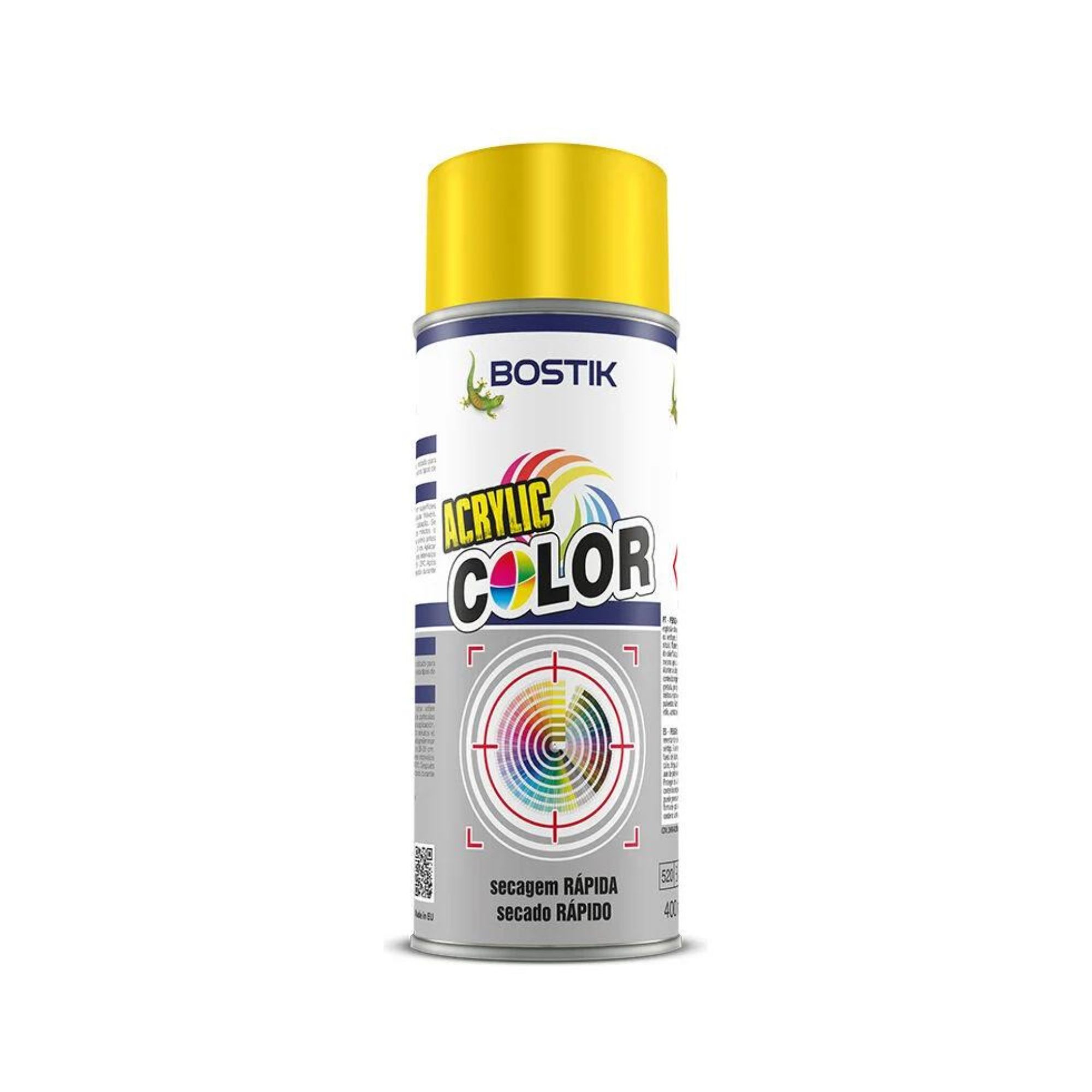 Spray acrilico amarelo canola ral 1021 400ml Bostik