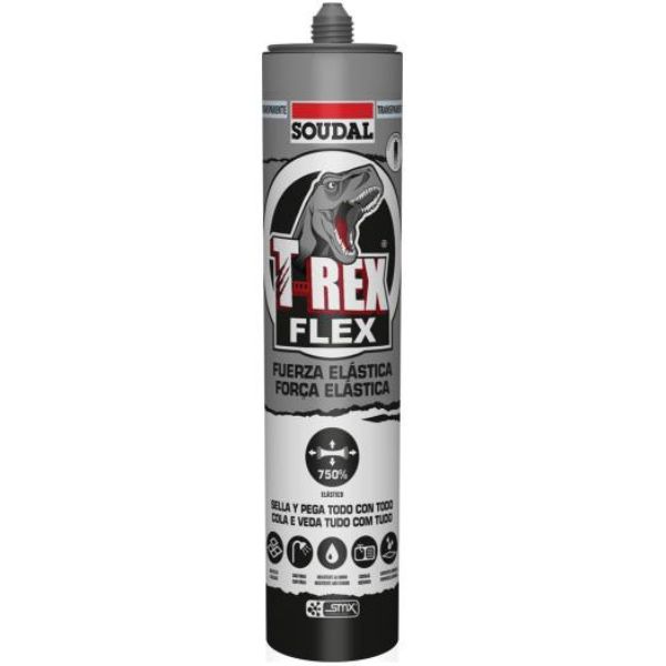 T-REX FLEX transparente 290ml Soudal