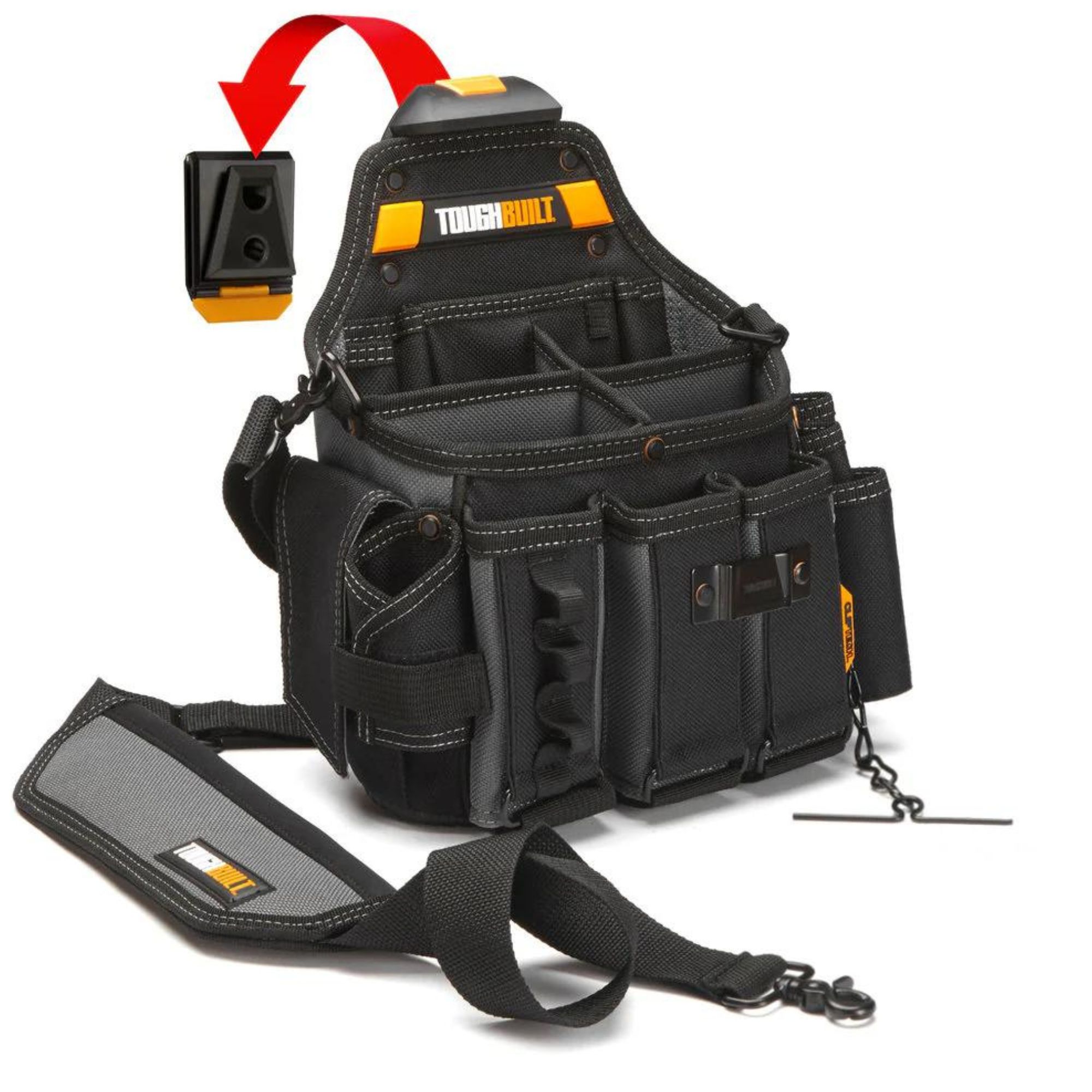 Bolsa de eletrecista c/clip tech TB-CT-104 TOUGHBUILT