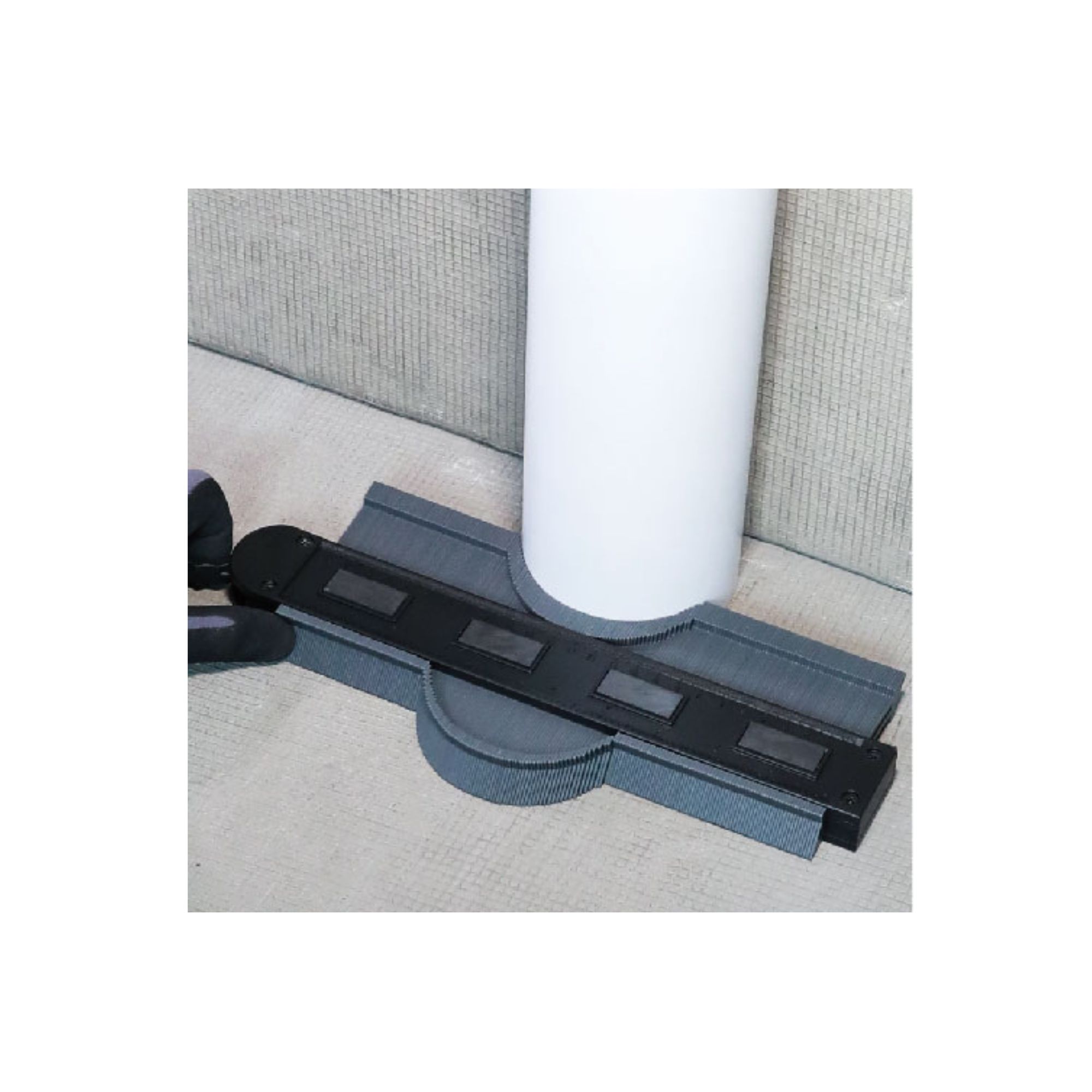 Medidor de perfil c/bloqueio profundidade PVC TPL250 BIHUI