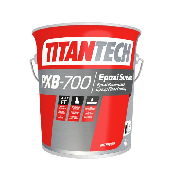 4L esmalte Epoxi Pavimentos PXB-700 cinzento Titan